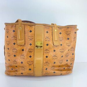 MCM Visetos Reversible Medium Liz Tote Without Pouch